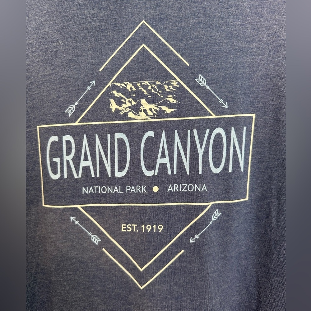 Kastlfel Blue Grand Canyon Pullover Hoodie Sz Large Thumb Holes Lightweight - Picture 5 of 8